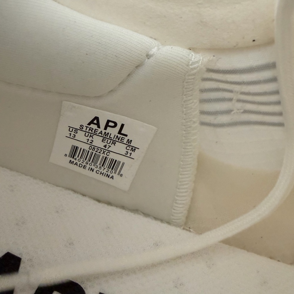 New APL Streamline Sneakers Mens Ivory Smoke Sz 13 - Picture 6 of 11